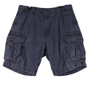 Levis Cargo Shorts Men 36 Navy Blue Ripstop Multi Pocket Outdoor Casual